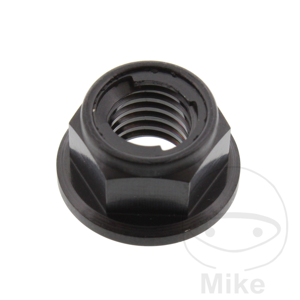 Levně JMP vázací matka M8X1.25 mm Titan černý APRILIA PEGASO 650 97-00, PEGASO 650 IE 01-04, PEGASO 650 IE FACTORY 07-10, PEGASO 650 GARDA 98-00, PEGASO