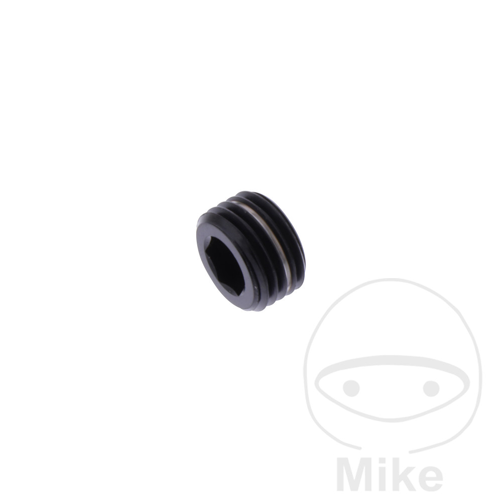 Zarážka kolíku M10 x 1.00 mm Titan černý