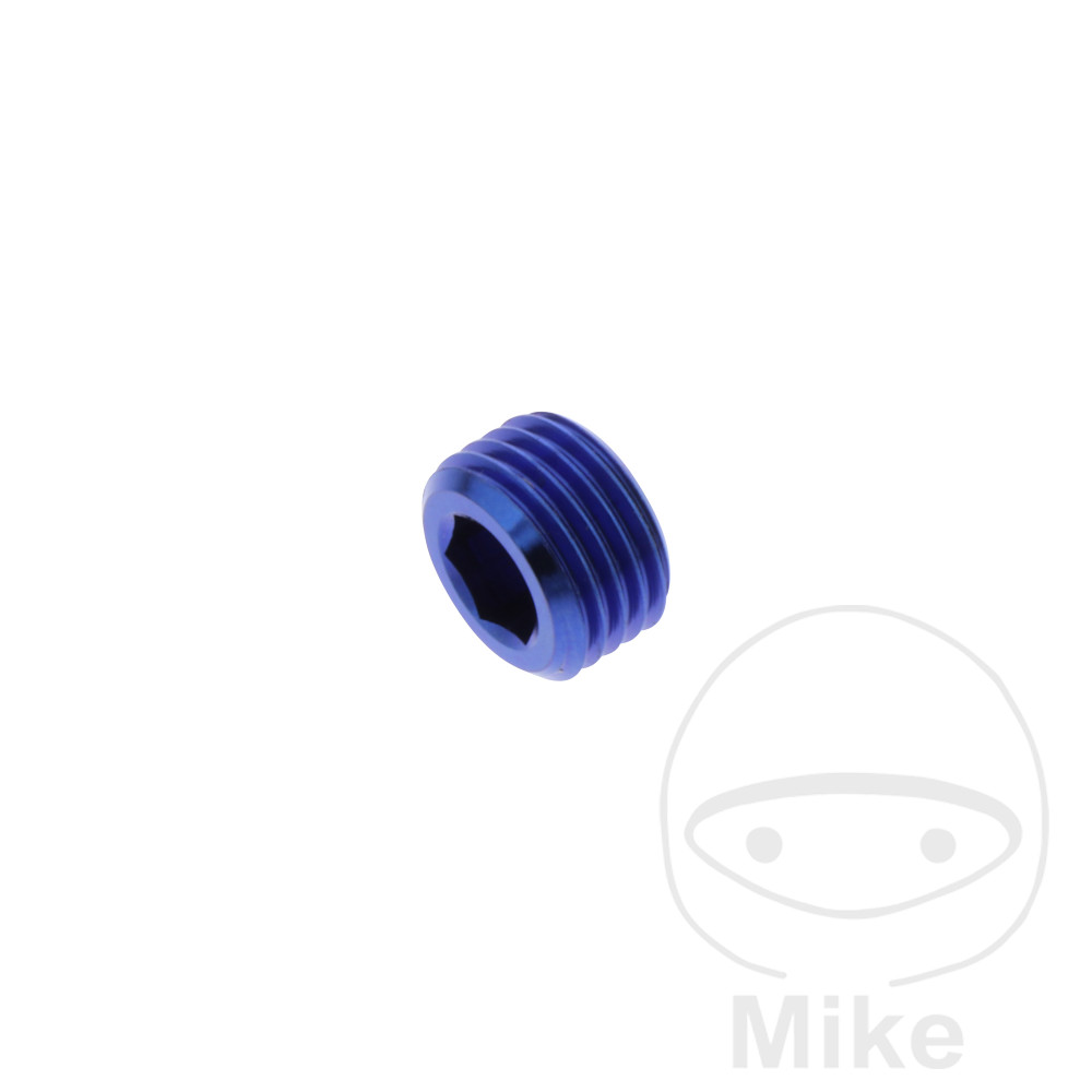 Zarážka kolíku M10 x 1.00 mm Titan modrý