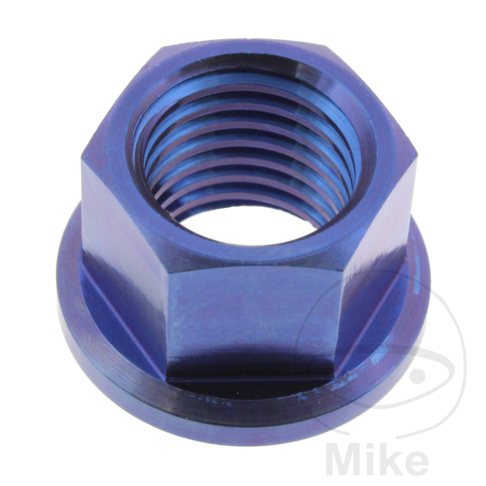 Matka řetězového kolečka   M12X1.50 mm Titan modrý