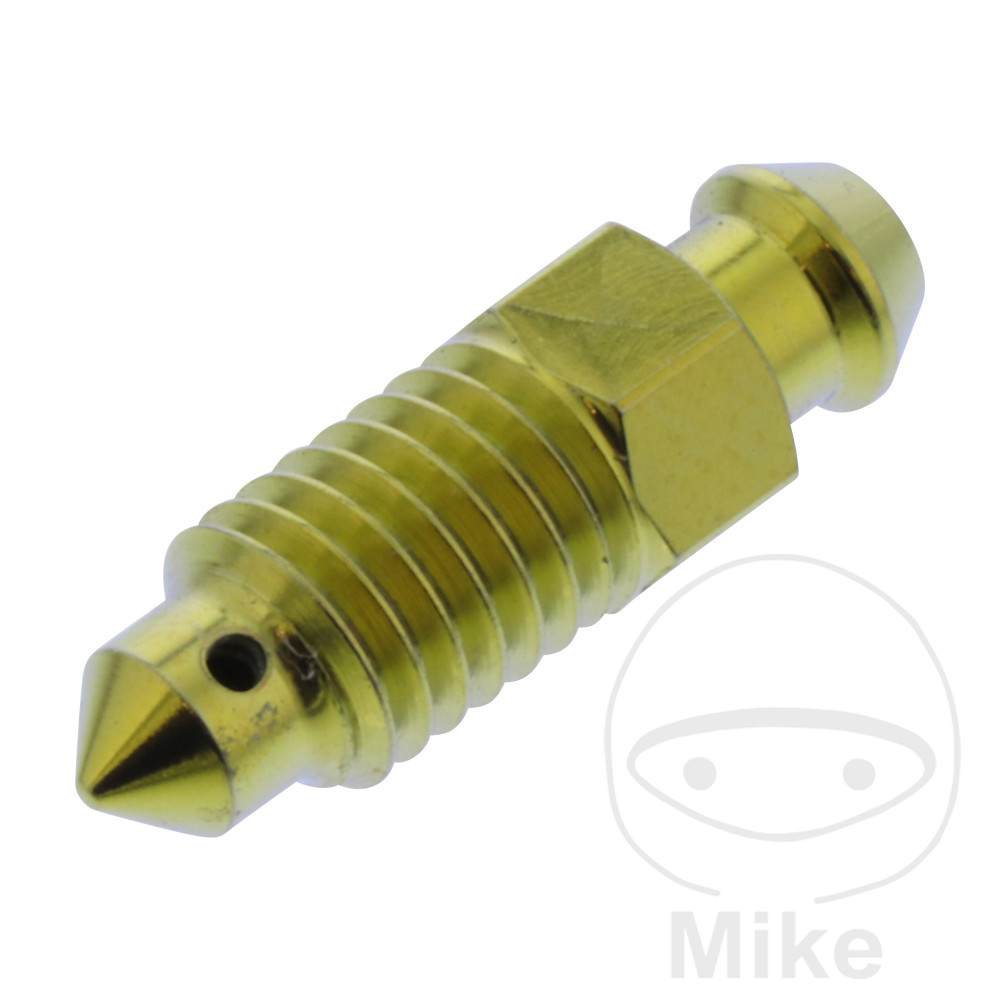 Levně JMP odvzdušňovací šroub M8X1.25 mm Titan zlatý APRILIA AMICO 50 GL 96-99, AMICO 50 SPORT 92-93, ARRECIFE 125 04-06, ARRECIFE 200 04-06, ARRECIFE 250