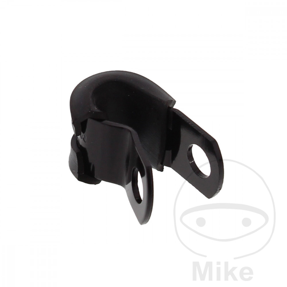 JMP držák brzdové hadice 5 mm Alu černý APRILIA DORSODURO 750 SMV 08-13, DORSODURO 750 SMV ABS 09-17, DORSODURO 750 SMV FACTORY 10-13, DORSODURO 750 SMV FACTORY ABS 10-13, MANA 850 07-12, MANA 850 ABS 08-13, MANA 850 GT ABS 09-16...
