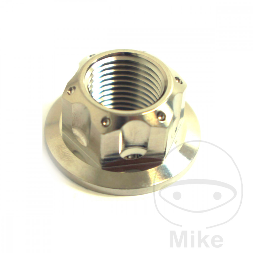 JMP matice M16X1.50 mm 22 mm nerez V4A BMW F 650 800 GS 08-12, F 650 800 GS ABS 08-12, F 800 800 R 09-12, F 800 800 R ABS 09-14, F 800 800 GS 08-12, F 800 800 GS ABS 08-12, HONDA CB 500 F 13-15...