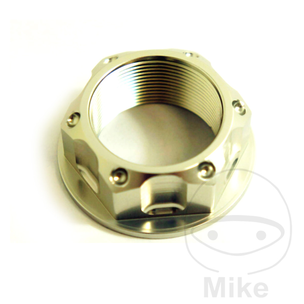 Matka krku řízení   M24X1.00 mm Alu stříbrný