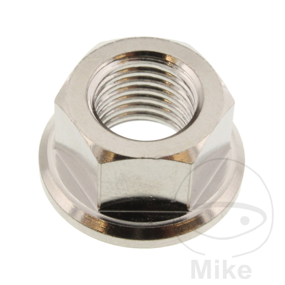 JMP matka řetězového kolečka M10 x 1.25 mm nerez V4A APRILIA DORSODURO 900 ABS 17-21, RS 457 ABS 24-25, RS 660 ABS 22-25, RS 660 EXTREMA ABS 23-24,