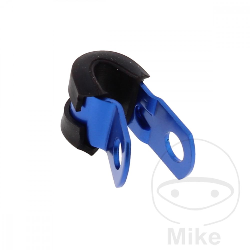 Držák Brzdové hadice 6 mm Alu blau