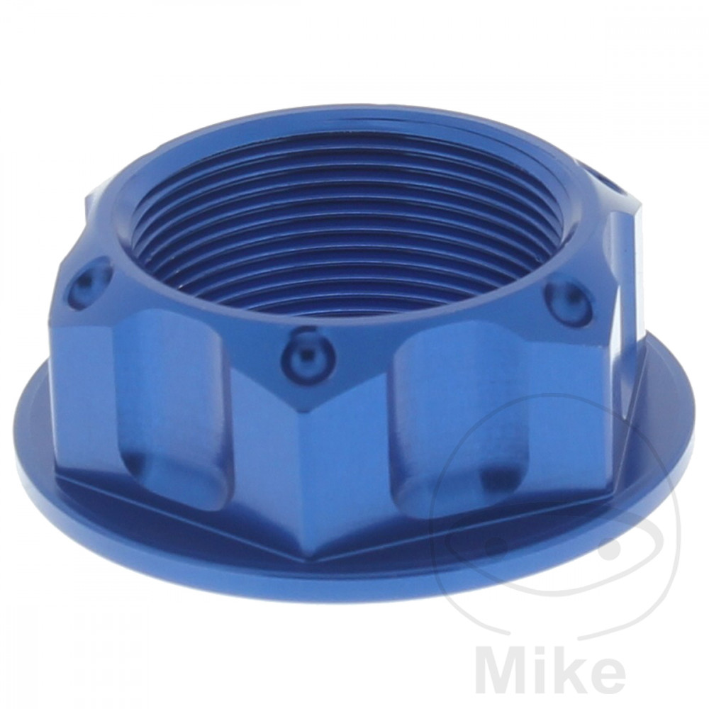 Matka krku řízení M24X1.00 mm Alu modrý