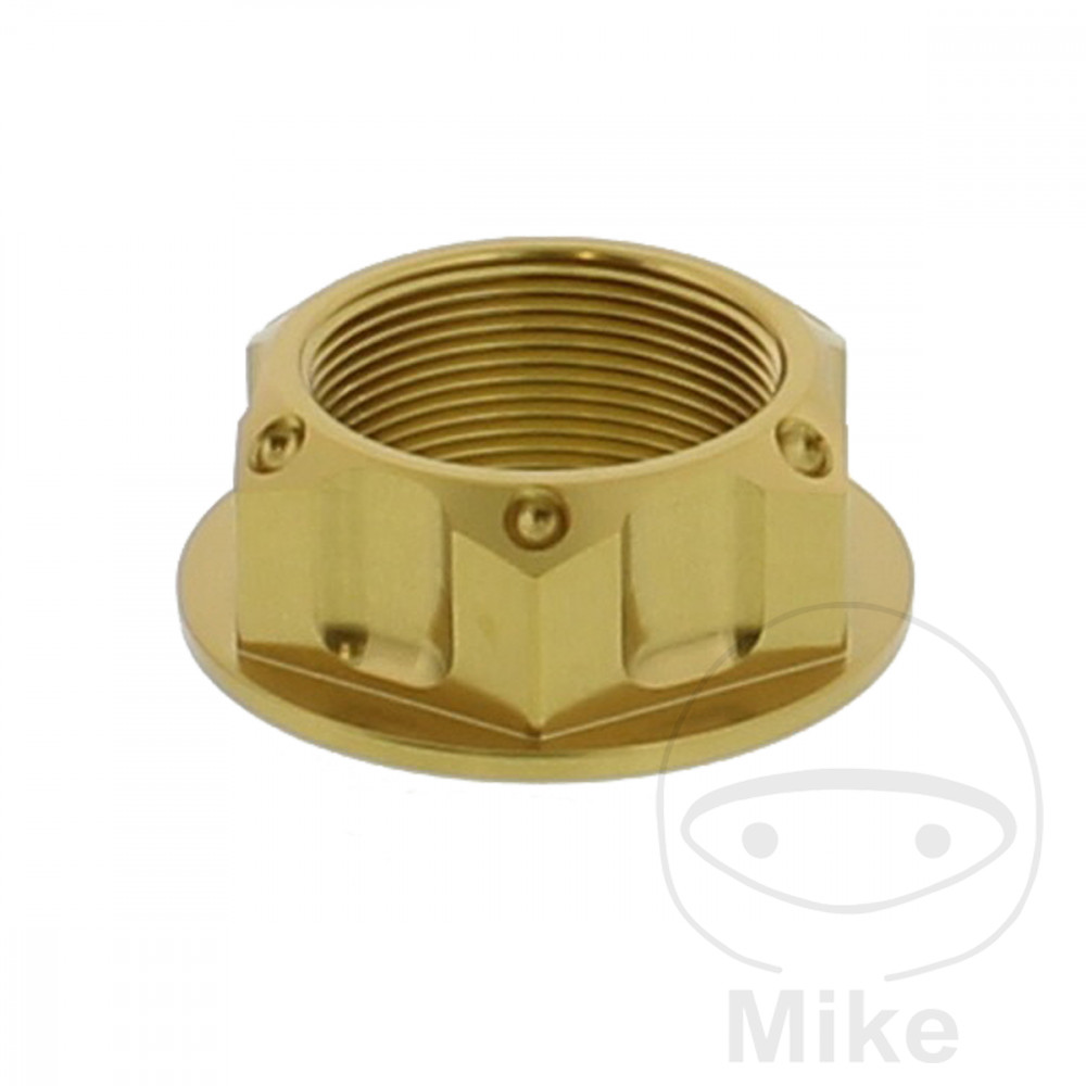 JMP matka krku řízení M24X1.00 mm Alu zlatý HONDA ADV 350 A ABS 22-25, CB 125 R NEO SPORTS CAFE (CBF125NA) ABS 18-25, CB 250 N EURO 78-81, CB 250 F HORNET 96-01, CB 250 T TWIN 77-78, CB 250 K 71-73, CB 250 G 74-77...