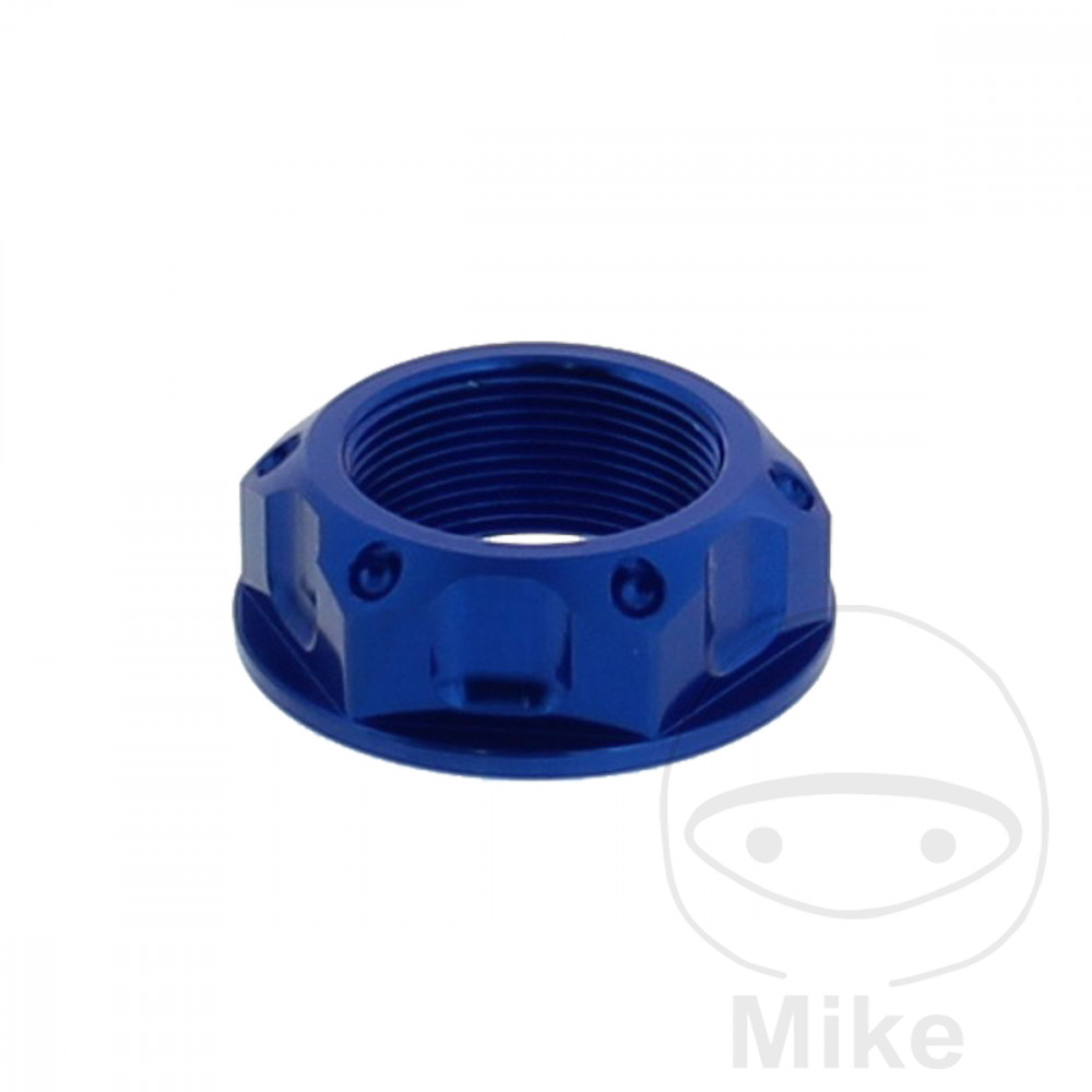 JMP matka krku řízení M22X1.00 mm Alu modrý APRILIA DORSODURO 750 SMV 08-13, DORSODURO 750 SMV ABS 09-17, DORSODURO 750 SMV FACTORY 10-13, DORSODURO 750 SMV FACTORY ABS 10-13, DORSODURO 900 ABS 17-21, MANA 850 07-12, MANA 850 ABS 08-13...
