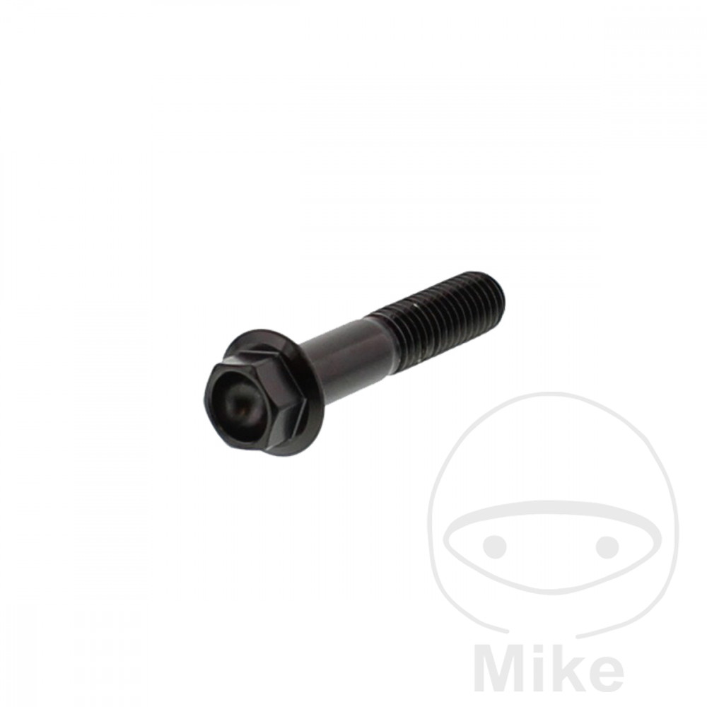 Levně JMP šroub šestihranný M8X1.25 40 mm nerez V4A černý HONDA CLR 125 CITYFLY 98-00, CLR 125 CITYFLY 80 KM/H 98-00, CR 125 R 95-07, CR 250 R 95-07, CR