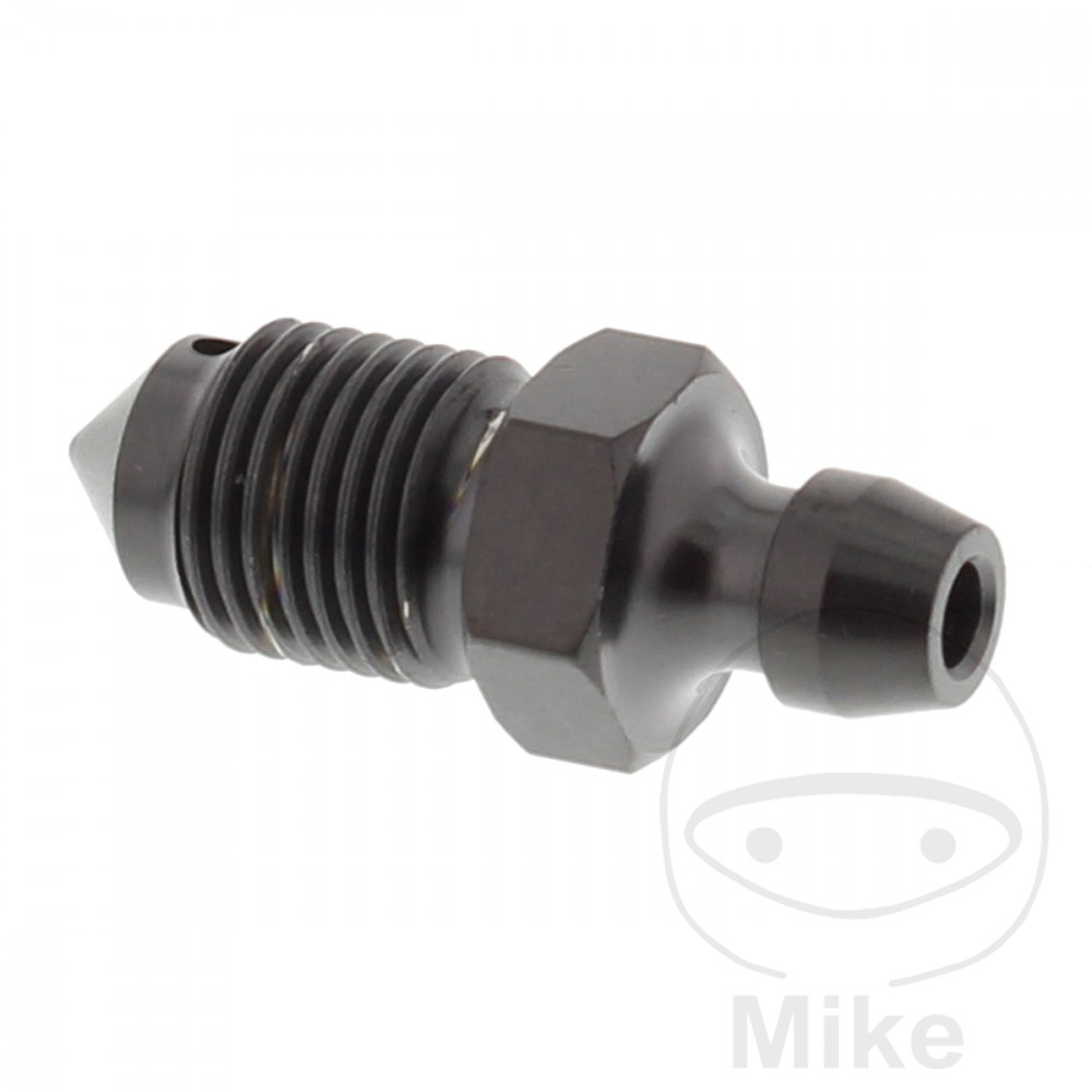 Levně JMP odvzdušňovací šroub M10 x 1.00 mm nerez V4A černý APRILIA AF1 50 FUTURA 90-92, AF1 50 PROJECT 108 88, AF1 50 89, AF1 125 FUTURA 90-91, AF1 125