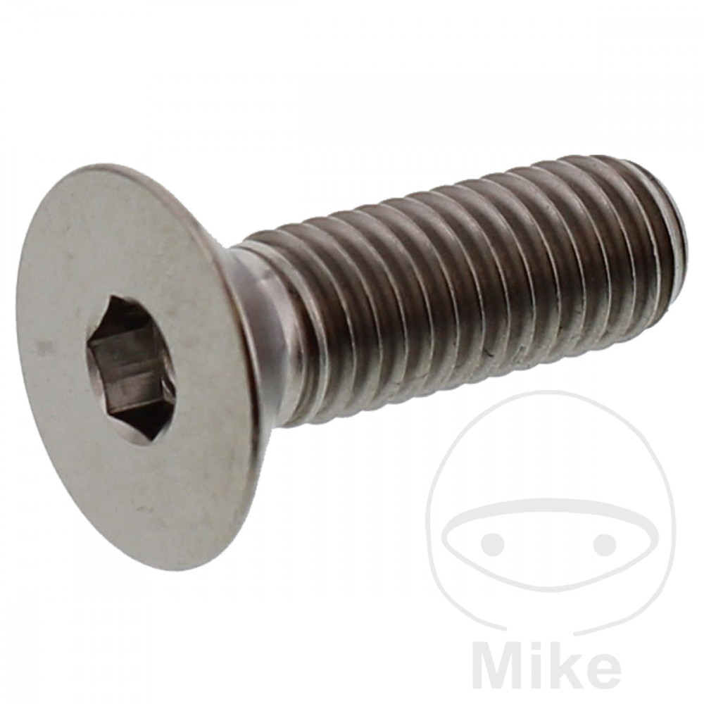 Levně JMP zápustný šroub M8X1.25 mm 25 mm Titan APRILIA MXV 450 08-15, RXV 450 06-15, RXV 550 06-08, SXV 450 06-13, SXV 550 06-15, BMW G 450 X 08-11, KTM
