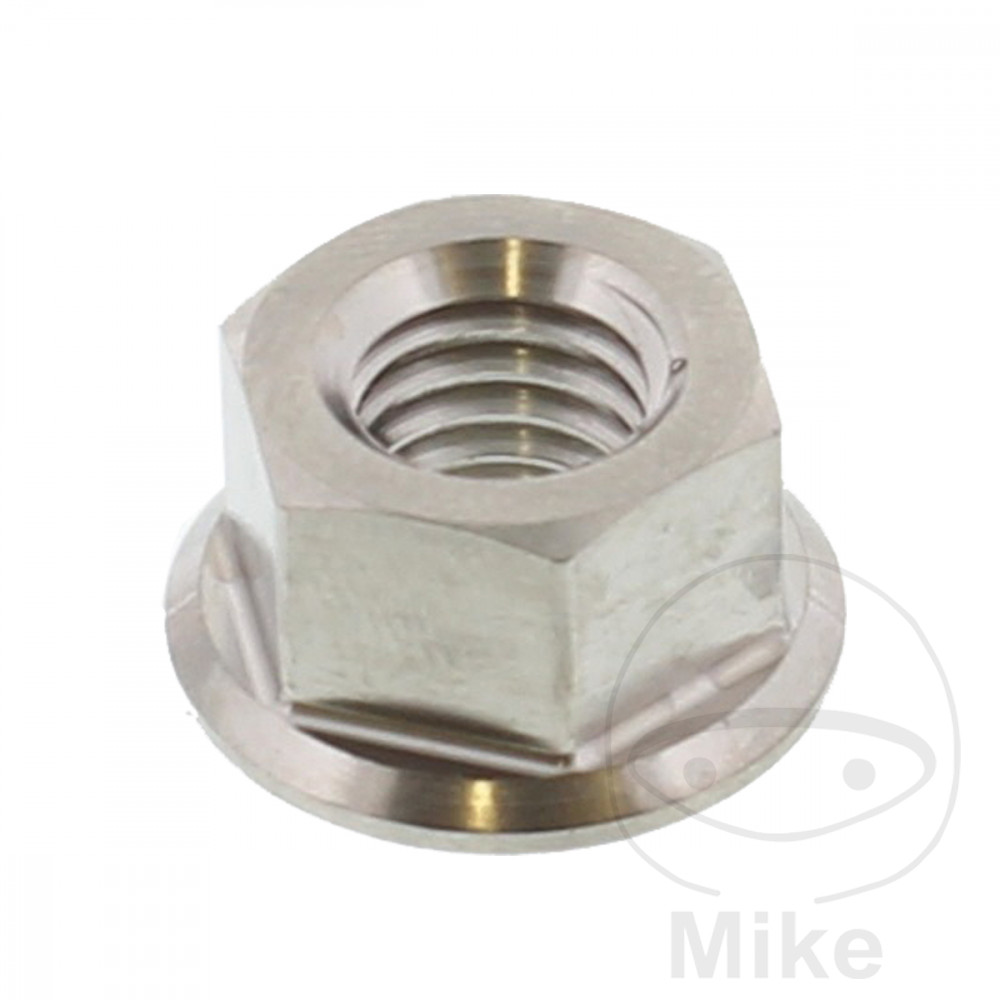 JMP matka řetězového kolečka M8X1.25 mm Titan APRILIA PEGASO 650 97-00, PEGASO 650 IE 01-04, PEGASO 650 IE FACTORY 07-10, PEGASO 650 GARDA 98-00, PEGASO 650 IE GARDA 01-04, PEGASO 650 IE STRADA 05-10, PEGASO 650 IE TRAIL 06-10...