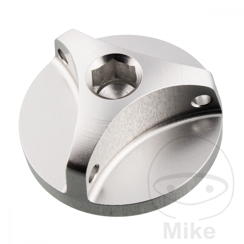 JMP nalévací šroub M20X1.50 mm Alu stříbrný APRILIA RS 250 95-97, SUZUKI AN 400 BURGMAN 07-15, AN 400 Z BURGMAN 07-08, AN 400 A BURGMAN ABS 09-15, AN 400 ZA BURGMAN ABS 09-15, AN 650 BURGMAN 02-11, AN 650 L BURGMAN EXECUTIVE 03...
