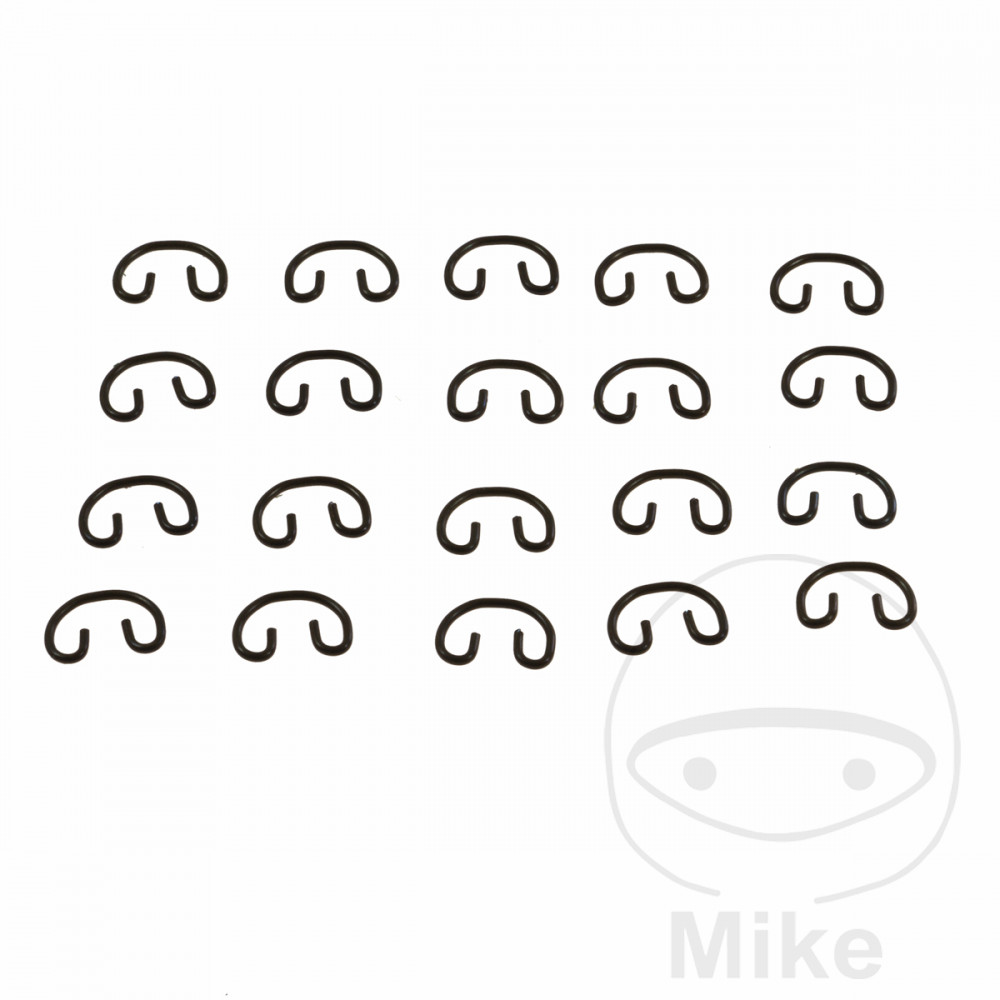 JMP pojistný kroužek 10MM ložisko pístního čepu obsah 20 ks. ADLY/HER CHEE/HERKULES AIR TEC 1 50 AC 06-10, CHEE/HERKULES AIR TEC SSII 50 LC 09-11, CHEE/HERKULES ATV 50 MOD155 04-06, CHEE/HERKULES ATV 50 VG 04-17, CHEE/HERKULES ATV 50 VS 04-09, CHEE/HERKUL