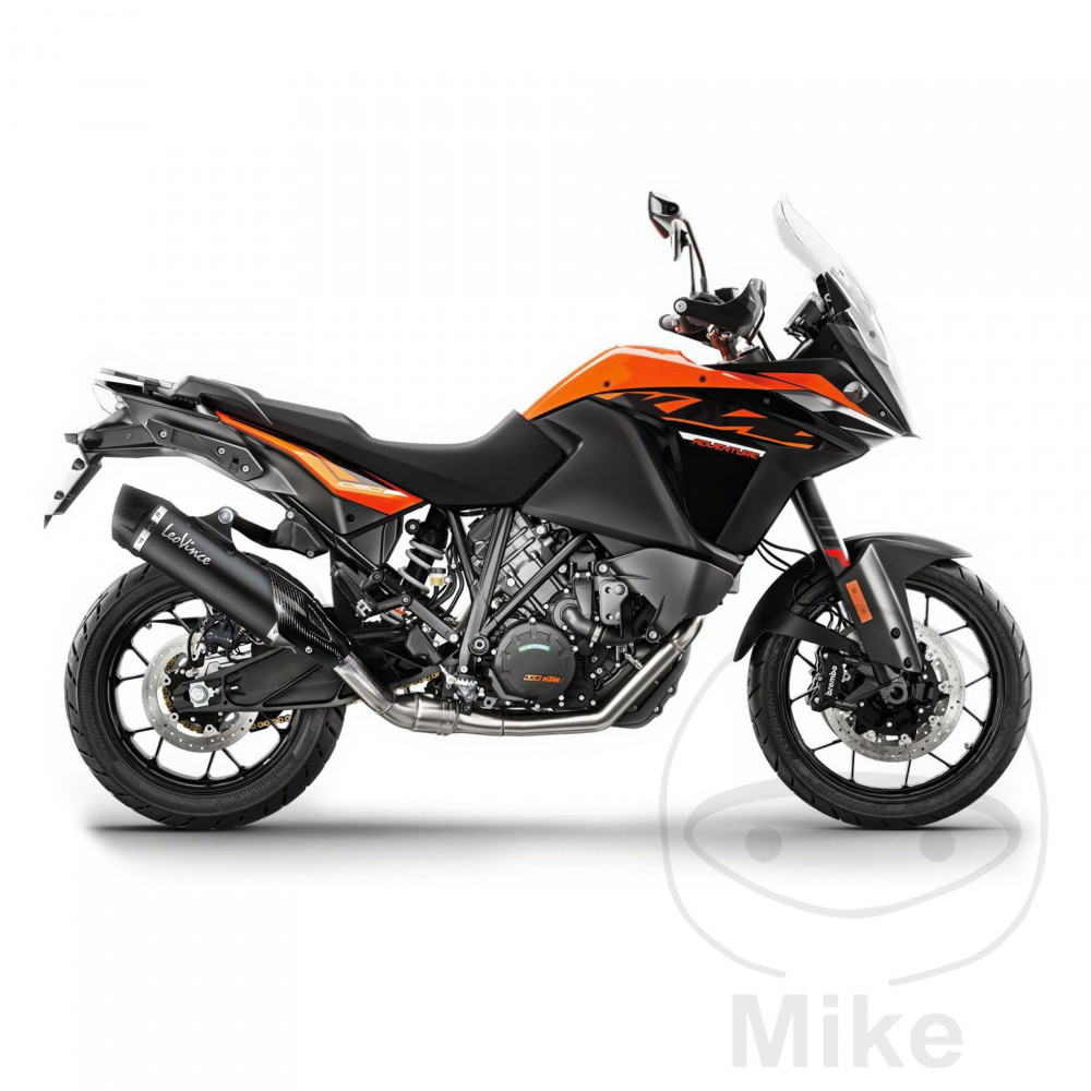 Leo Vince tlumič výfuku nerez NERO Slip-On KTM ADVENTURE 1090 ABS 17-19, ADVENTURE 1090 R ABS 17-19, ADVENTURE 1090 L ABS 18, ADVENTURE 1090 L ABS A2 18, SUPER ADVENTURE 1290 S LC8 ABS 17-20, SUPER ADVENTURE 1290 R LC8 ABS 17-20, SUPER ADVENTURE 129