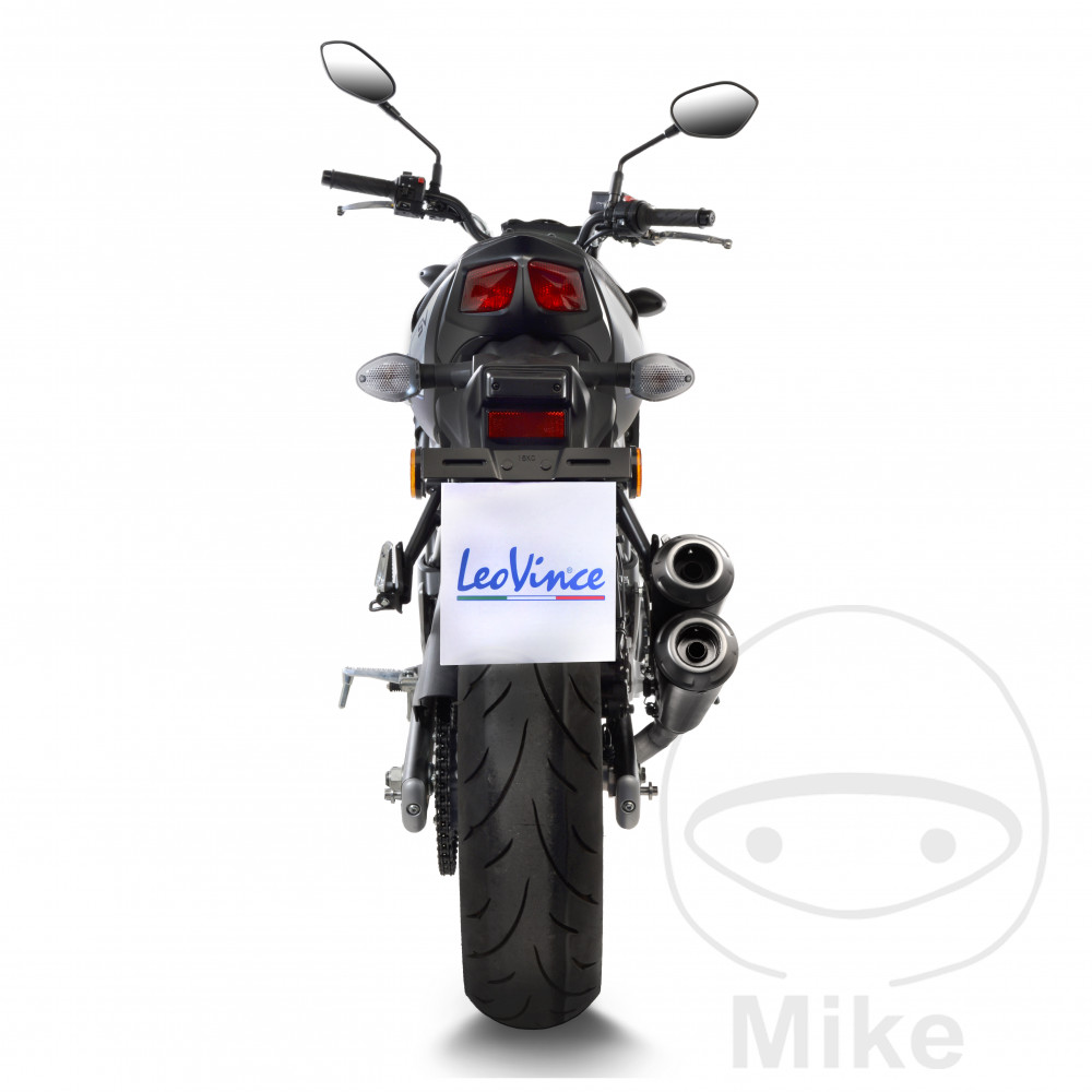 Leo Vince tlumič výfuku nerez GP DUALS Slip-On SUZUKI SV 650 A ABS 16-25, SV 650 XA ABS 18-25, SV 650 AU ABS 16-25, SV 650 XAU ABS 18-25
