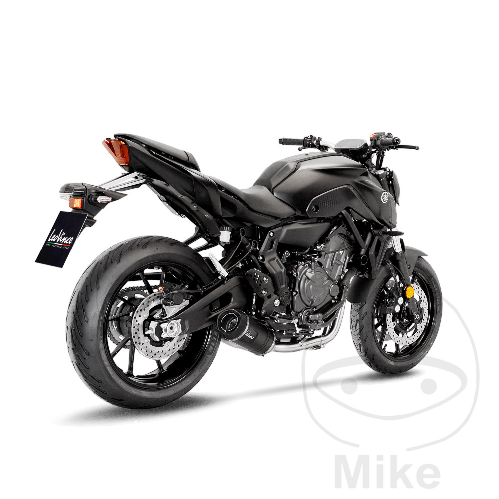 Leo Vince tlumič výfuku nerez LV ONE EVO kompletní Black Edition YAMAHA MT-07 700 A ABS MTN690 21-24, MT-07 700 A ABS MTN690-U 21-24, MT-07 700 A PURE ABS MTN690-U 23-25, MT-07 700 A PURE ABS MTN690 23-25, R7 700 ABS YZF690 21-25, R7 700 WORLD GP 60TH