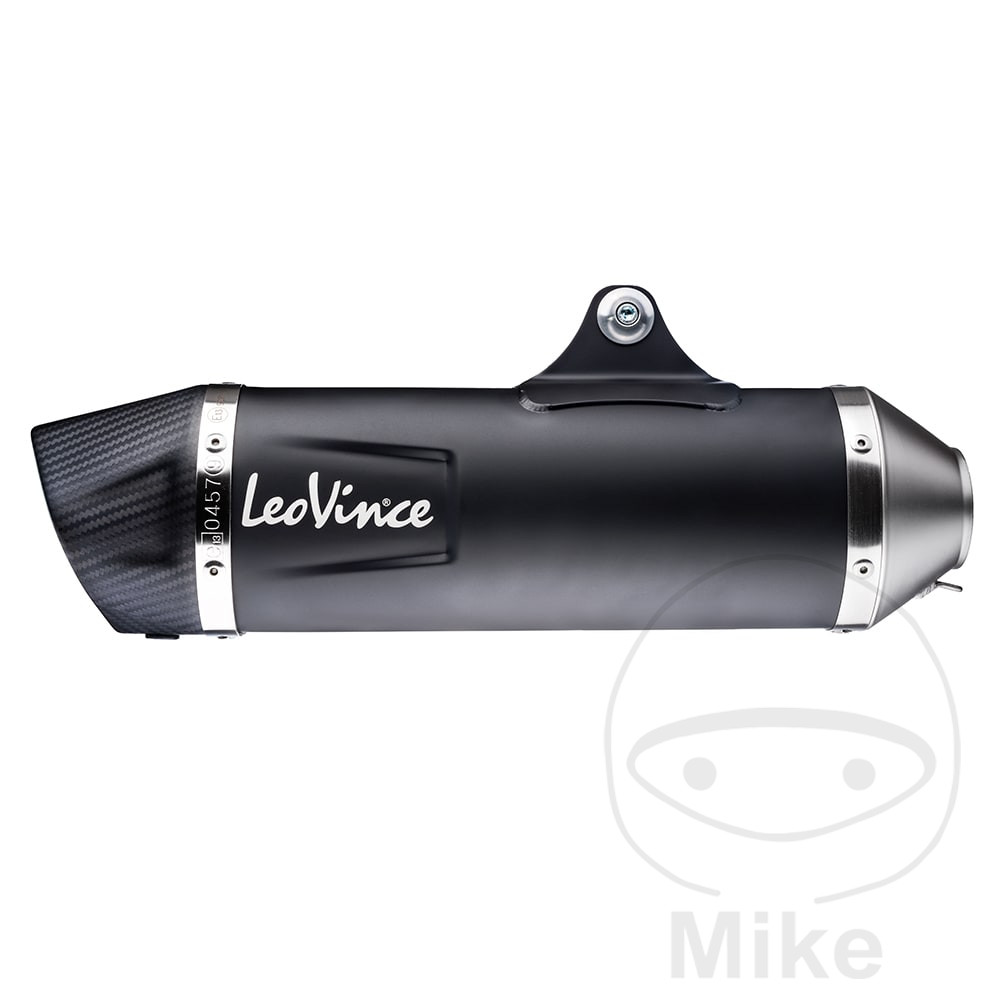 Leo Vince tlumič výfuku nerez NERO Slip-On GAS GAS ES 700 ABS 22-25, GAS SM 700 ABS 22-25, KTM ENDURO 690 R LC4 ABS 19-25, SMC 690 R LC4 SUPERMOTO ABS 19-25