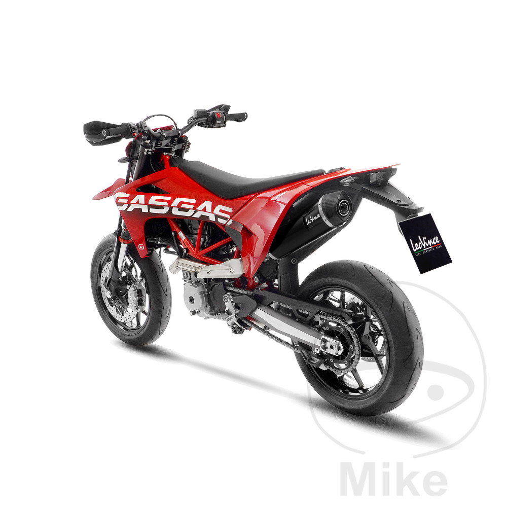 Leo Vince tlumič výfuku nerez NERO Slip-On GAS GAS ES 700 ABS 22-25, GAS SM 700 ABS 22-25, KTM ENDURO 690 R LC4 ABS 19-25, SMC 690 R LC4 SUPERMOTO ABS 19-25