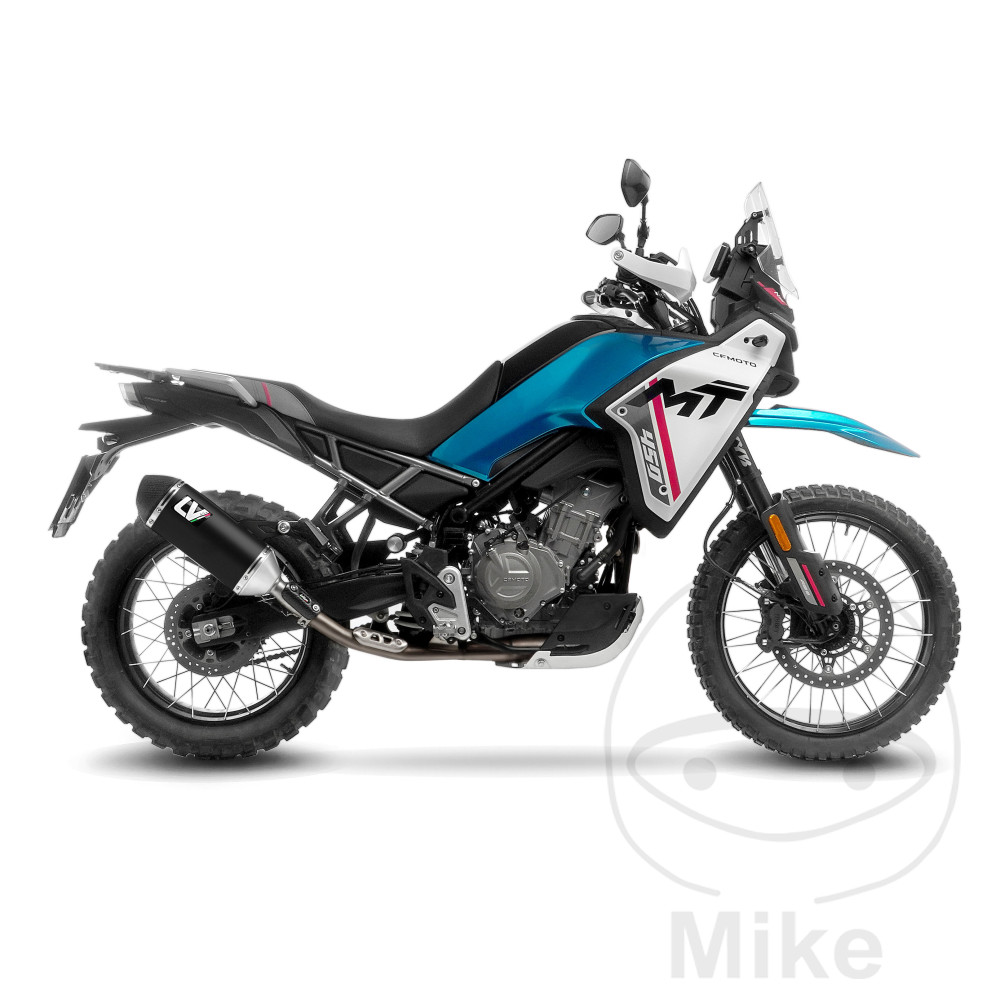 Leo Vince tlumič výfuku nerez LV-14 Slip-On Black Edition CFMOTO MT 450 ABS 24-25
