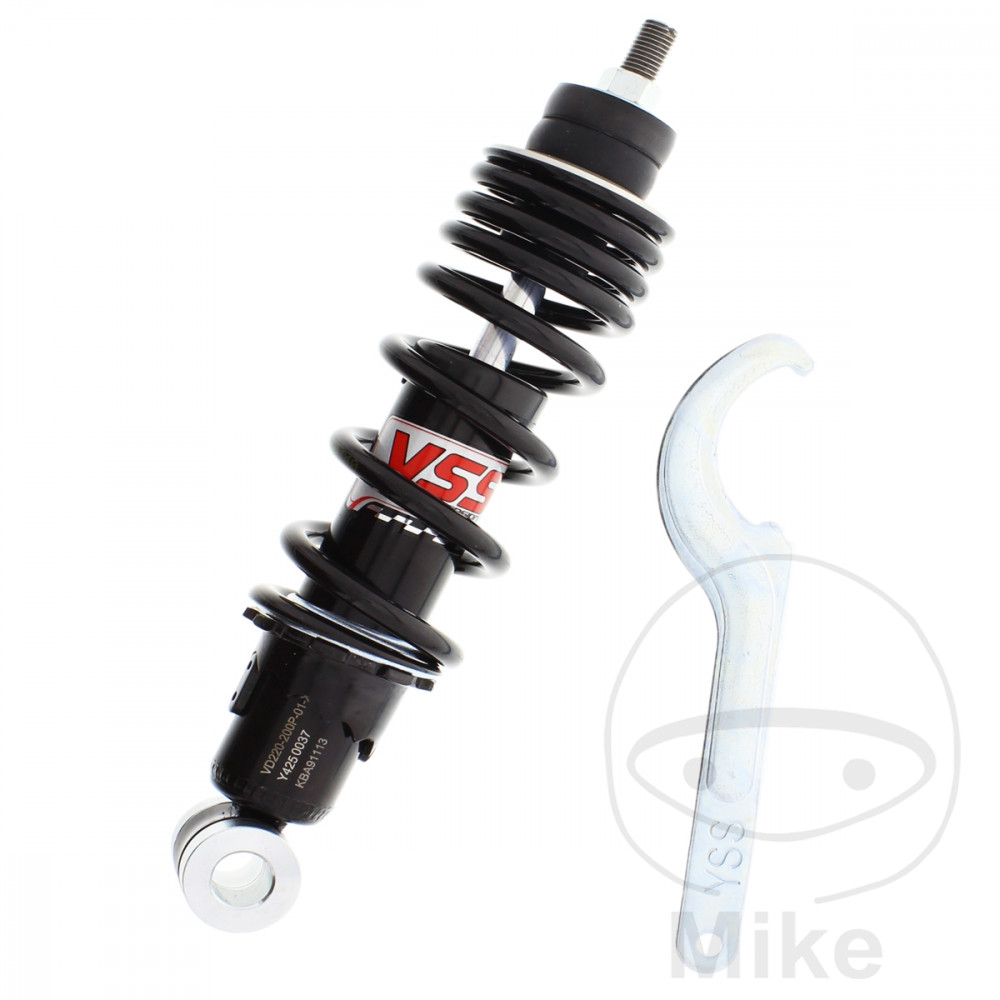 YSS zadní tlumič MONO YSS seřiditelný VESPA ET3 125 PRIMAVERA 76-83, NUOVA 125 65-67, PRIMAVERA 125 67-83, SUPER 125 65-69, V 50 E-START 4 RYCHLOSTNÍ STUPEŇ 75-76, V 50 E-START 4 RYCHLOSTNÍ STUPEŇ ZESÍLENÝ 75, V 90 63-84...