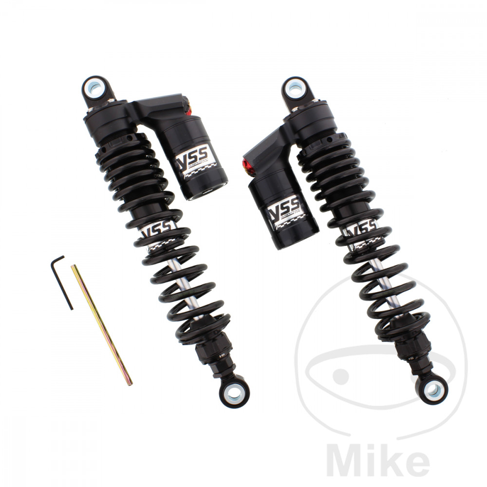 YSS zadní tlumič pár YSS seřiditelný BLACK ED TRIUMPH BONNEVILLE 865 EFI T100 08-15, BONNEVILLE 865 EFI T100 50TH 09, BONNEVILLE 865 EFI T100 MCQUEEN EDITION 12, BONNEVILLE 865 EFI T100 SPIRIT EDITION 15, BONNEVILLE 865 EFI T214 LIMITED EDITON 15, SCRAMBL