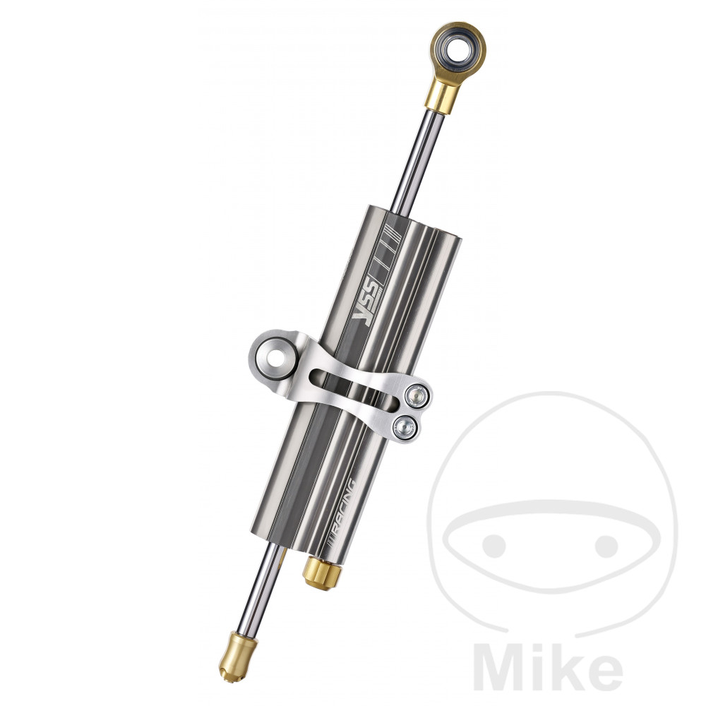 Tlumič řízení YSS 75 mm platin Racing svorka A