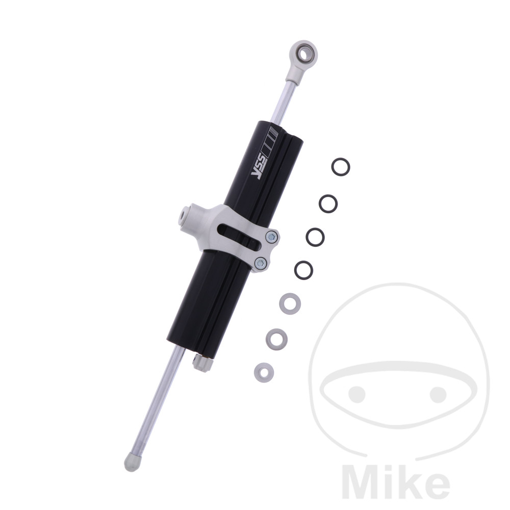 Tlumič řízení YSS 120 mm černý svorka B