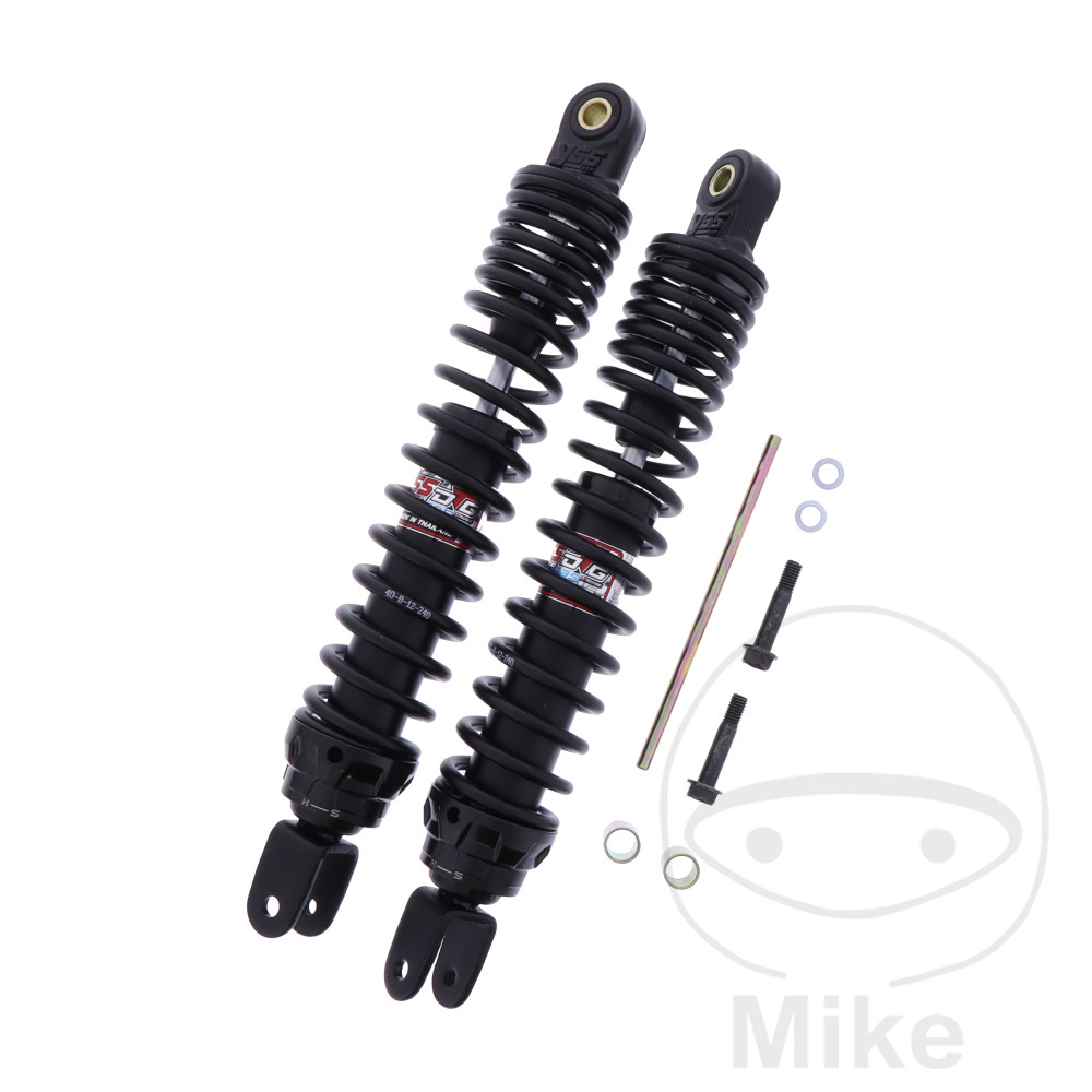 YSS zadní tlumič pár YSS seřiditelný YAMAHA YP 125 R X-MAX 06-16, YP 125 RA X-MAX ABS 11-22, YP 125 R X-MAX MOMODESIGN 13-15, YP 125 RA IRON MAX ABS 16-20, YP 125 R X-MAX SPORT 11-13, YP 125 RA X-MAX BUSINESS ABS 11-13, YP 125 RA X-MAX TECH MAX ABS 20-22.