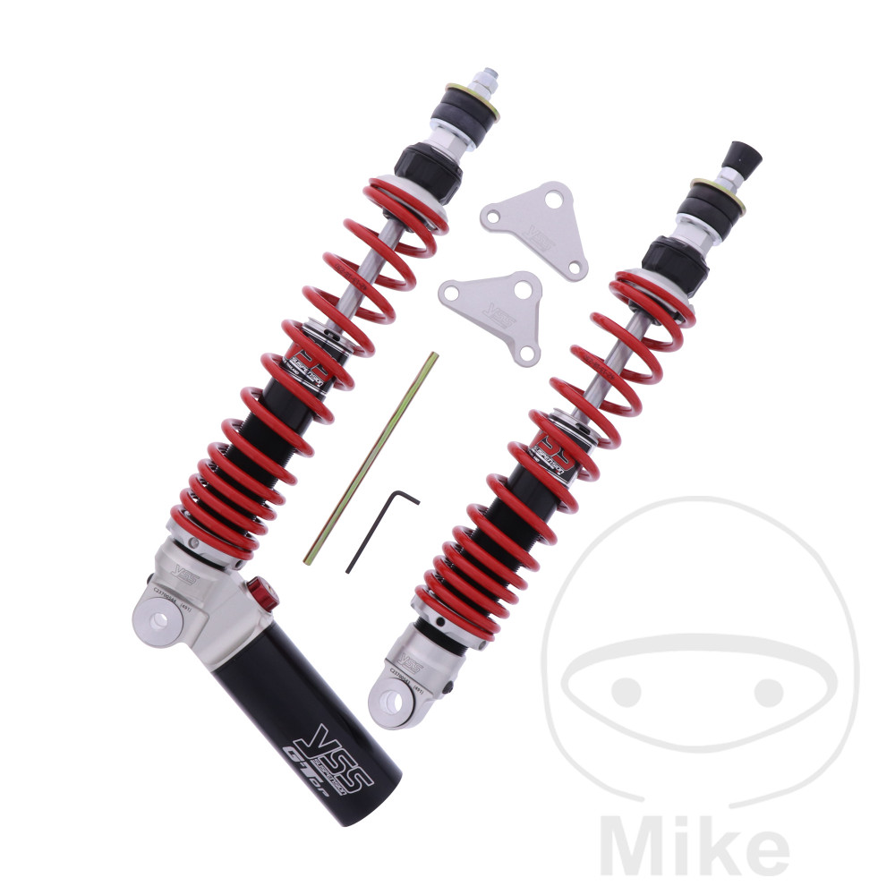 YSS zadní tlumič pár YSS seřiditelný VESPA GTS 125 IE IGET ABS 19-20, GTS 125 IE IGET EURO4 ABS 21, GTS 125 IE IGET EURO5 ABS 22-24, GTS 125 IE IGET SUPER ABS 19-20, GTS 125 IE IGET SUPER EURO4 ABS 21, GTS 125 IE IGET SUPER EURO5 ABS 22-24, GTS 125 IE IGE