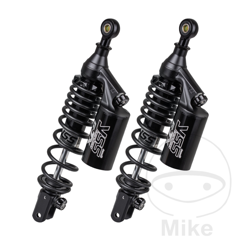YSS zadní tlumič pár YSS seřiditelný BLACK EDITION MBK OCITO 125 OCITO ABS 17-18, YAMAHA GPD 125 A NMAX ABS 17-20, GPD 150 A NMAX 150 ABS 17-20