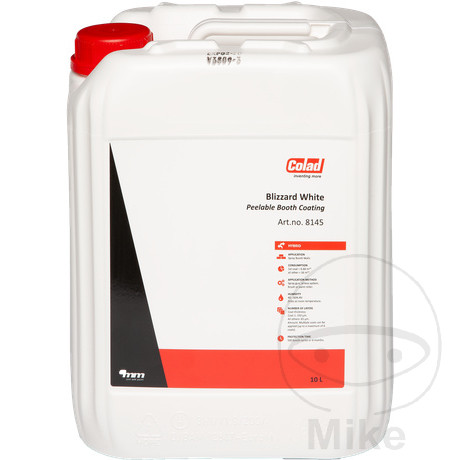 Colad Spray Booth Protection Colad 10 l Peelable BIZZARD WHITE
