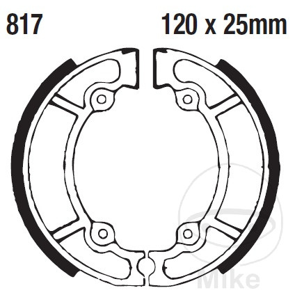 EBC brzdové BACK s Pružina EBC APRILIA HABANA 50 99, HABANA 50  KAT 00-01, HABANA 50 CUSTOM 99, HABANA 50 CUSTOM KAT 00-01, HABANA/MOJITO 50  KAT 02-04, HABANA/MOJITO 50 CUSTOM KAT 02-04