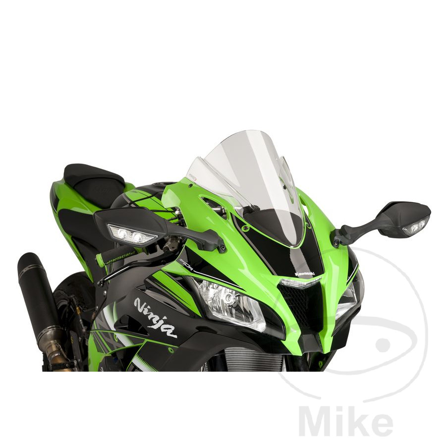 Puig závodní plexi Puig průhledné KAWASAKI ZX-10R 1000 NINJA ABS 16-17, ZX-10R 1000 NINJA KRT REPLICA ABS 16-17, ZX-10R 1000 NINJA WINTER TEST EDITION ABS 16-17, ZX-10RR 1000 NINJA ABS 17