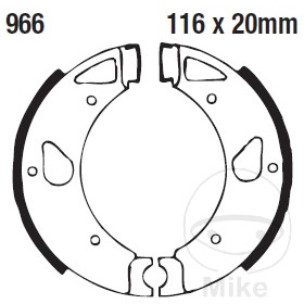 EBC brzdové BACK O Pružina EBC KREIDLER FLORETT 50 RM 72-76