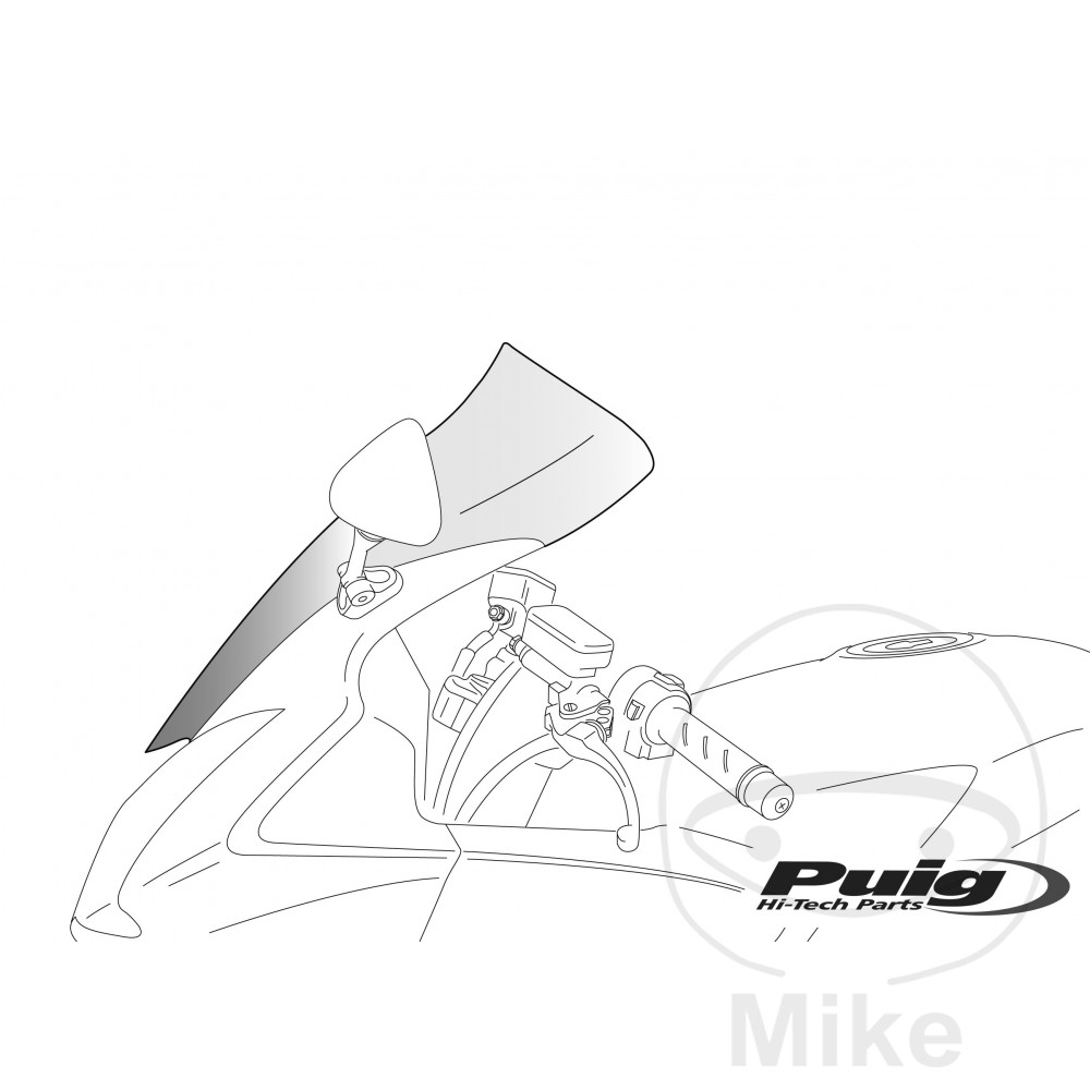 Puig cestovní plexi Puig kouřově šedé KTM SUPER ADVENTURE 1290 S LC8  ABS 17, SUPER ADVENTURE 1290 R LC8  ABS 17