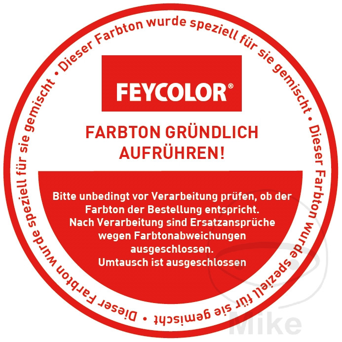 Feycolor Can Lid Sticker 500ST FARBTONANF FEYCOLOR