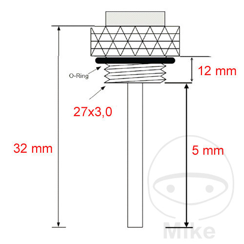 JMP ukazatel teploty oleje 27X3MM YAMAHA BT 1100 BULLDOG 02-06, FZ1 1000 S FAZER 06-10, FZ1 1000 NA ABS 08-10, FZ1 1000 N 06-10, FZ1 1000 S GT FAZER 07, FZ1 1000 SA FAZER ABS 07-10, FZ1 1000 SA GT FAZER ABS 07...
