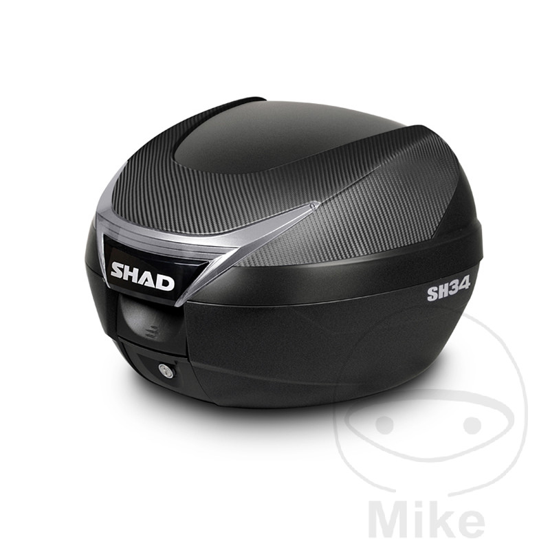 Shad topcase Carbon 34L Shad SH34 s nosná deska APRILIA ARRECIFE 125 04-06, ARRECIFE 200 04-06, ARRECIFE 250 04-06, ATLANTIC 125 IE 12-13, ATLANTIC 125 03-12, ATLANTIC 200 04-05, ATLANTIC 250 04-06...