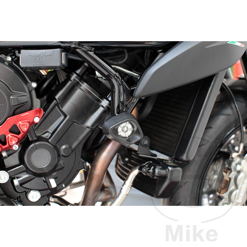 Evotech montážní sada + padák EVT stříbrná MV AGUSTA BRUTALE 800 13-14, AGUSTA BRUTALE 800 ABS 14-19, AGUSTA BRUTALE 800 RR ABS 15-20, AGUSTA BRUTALE 800 RC ABS 18-19, AGUSTA BRUTALE 800 RR AMERICA ABS 18-19, AGUSTA BRUTALE 800 RR LH44 ABS 18-19, AGUST
