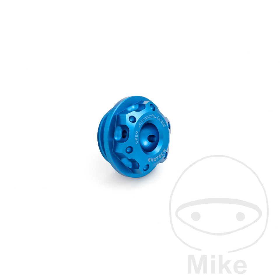 Evotech šroub Nalévací AL EVT 27X3MM modrá YAMAHA BT 1100 BULLDOG 02-06, FJR 1300 A ABS 03-21, FJR 1300 AS ABS AUTOMAT 06-19, FJR 1300 AE ABS ELEKTRONICKÝ PODVOZEK 14-19, FJR 1300 01-05, FZ 750 GENESIS 91-94, FZ1 1000 S FAZER 06-15...