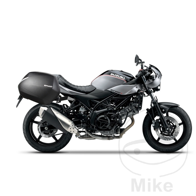 Shad držák bočních kufrů Shad pro 3P System SUZUKI SV 650 S 10-16, SV 650 SU 10, SV 650 A ABS 16-23, SV 650 AU ABS 16-23, SV 650 XA ABS 18-23, SV 650 XAU ABS 18-23