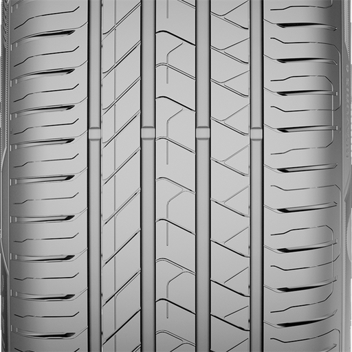 Směs běhounu a optimalizovaný tvar pneumatiky zpomalují vznik deformací a zaručují hladké odvalování a nízký odpor.