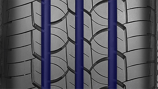 Krátká brzdná dráha na suchém povrchu