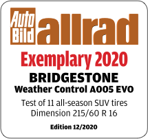 Test Auto Bild Allrad 2020 v rozměru 215/60 R16 - hodnocení Příkladná