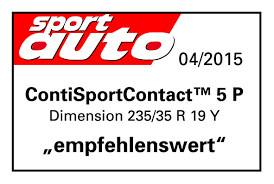 Test Sport Auto 2015 v rozměru 235/35 R19 - hodnocení Doporučená