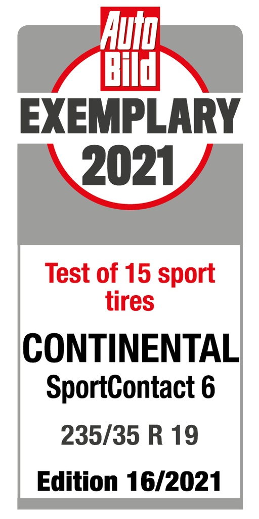 Test Auto Bild 2021 v rozměru 235/35 R19 - Příkladná