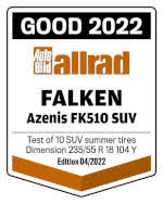 Test Auto Bild 2022 v rozměru 235/55 R18 - hodnocení Dobrá