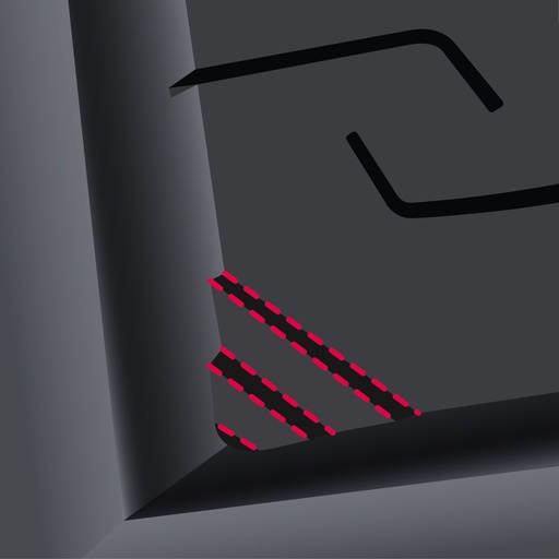 Stupňovitá konstrukce zvyšuje zachytávání a zadržování sněhu<br>
Optimalizovaná trakce při zrychlování a brzdění na zimních silnicích